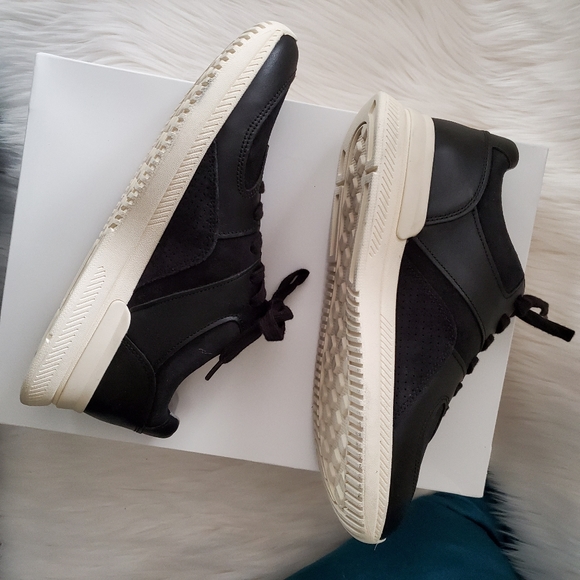 NEW Everlane The Trainer Black Leather Sneakers - Picture 11 of 12